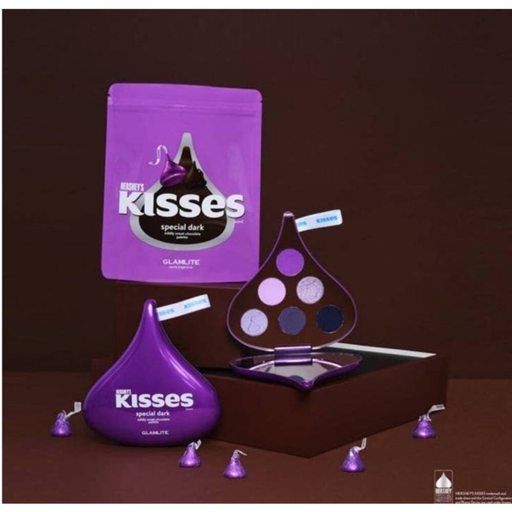HERSHEY'S KISSES X GLAMLITE‎ SPECIAL DARK PALETTE